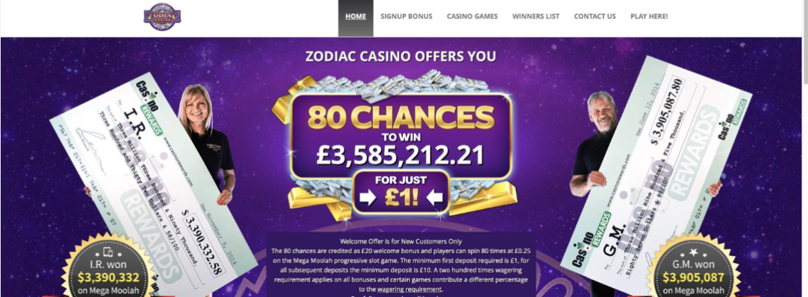 Zodiac Casino Sister Sites Canada 2025